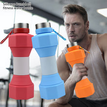 Dumbbell Collapsible Bottle for Extra Grip 650ml