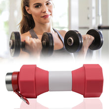 Dumbbell Collapsible Bottle for Extra Grip 650ml