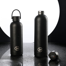 Stainless Steel Travel Insulated Vacuum Flask Smart Water Bottle With Digital Led Temperature Display Lid 750ml