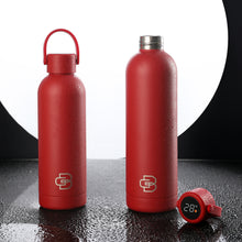 Stainless Steel Travel Insulated Vacuum Flask Smart Water Bottle With Digital Led Temperature Display Lid 750ml