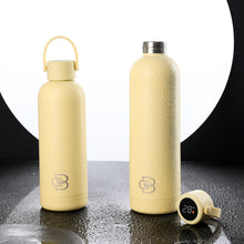 Stainless Steel Travel Insulated Vacuum Flask Smart Water Bottle With Digital Led Temperature Display Lid 750ml