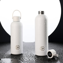 Stainless Steel Travel Insulated Vacuum Flask Smart Water Bottle With Digital Led Temperature Display Lid 750ml