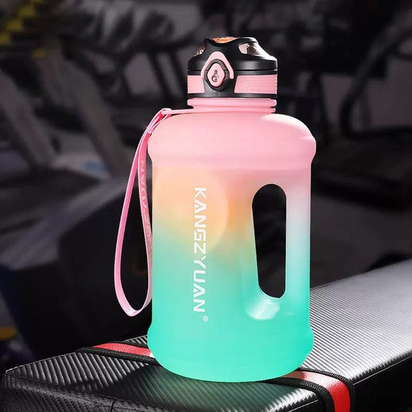 Tritan Sports Water Bottle that can hold temperature from (-10 °C to 96°C) available in 2.5L and 1.8L