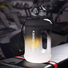 Tritan Sports Water Bottle that can hold temperature from (-10 °C to 96°C) available in 2.5L and 1.8L